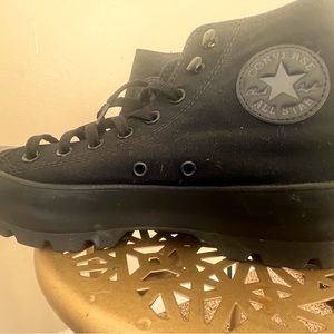 Black Chuck Taylor All Star Lugged
